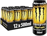 Monster Energy Rehab Lemon - koffeinhaltiger Energy-Eistee mit...