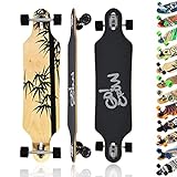 MAXOfit Longboard Crow No. 12 - Drop Through Board mit robustem Deck und...