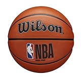 Wilson Basketball NBA DRV PRO, Outdoor, Tackskin Gummi, Größe: 6, Braun