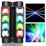 BETOPPER Moving Head Bühnenlicht, Disco DJ Licht 8x3W RGBW 4 in 1 LED...