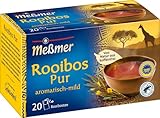 Meßmer Rooibos pur Tee | 20 Teebeutel | Vegan | Glutenfrei | Laktosefrei |...