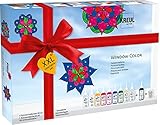 KREUL 42849 - Window Color XXL Set, 10 x 80 ml Fenstermalfarben, inkl. 80...