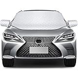 QcoQce Frontscheibenabdeckung, Windschutzscheibe Abdeckung Auto...