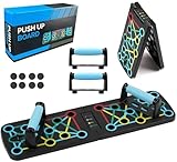 17 in 1 Faltbare Push-Up Liegestütz Brett mit Handgriff für...