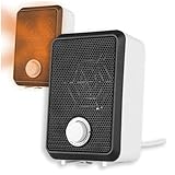 NEO TOOLS Tisch-Heizlüfter, 600W - Kompakter Mini-Heizlüfter mit...