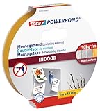 tesa Powerbond INDOOR - Doppelseitiges Montageband für den Innenbereich -...