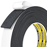 COUMENO Schwarz Dichtungsband Selbstklebend, 25mm x 3m, 3 mm dick,...