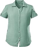 killtec Damen Funktionsbluse KOS 77 WMN WVN SHRT, Pistazie, 46, 39131-000