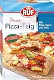 RUF veganer Pizza-Teig, Grundmischung für einen Hefe-Teig, Mischung für...