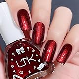 Perlrot Nagellack, Glänzender Schnelltrocknender Nagellack, Weinroter...