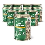 by Amazon Getreidefreies Katzennassfutter, Dose, Huhnstücke in Gelee, 12 x...