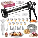 Churros Maker & Spritzgebäck Maschine – 304 Edelstahl, Große...