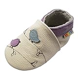 YALION Premium Weich Leder Babyschuhe Krabbelschuhe Lauflernschuhe...