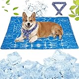 Hywean Neds Kühlmatte für Hunde Katzen 50 * 65cm, Haustier kühlmatte mit...