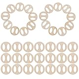 JOINPAYA 200 Holzknöpfe Pompon Halter Abnehmbar Strickmützen Befestigung...