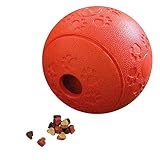 Nobby Vollgummi Snackball rot 11 cm