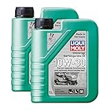 2x LIQUI MOLY 1273 Universal Gartengeräte-Öl 10W-30 4-Takt 1L