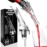 FLOW Barware Weinbelüfter | tropffreier Weinbelüfter Ausgießer |...