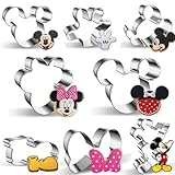 8-teiliges Ausstechformen-Set für Kinder, Mickey-Mouse-Kopf, Minnie Maus,...