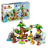 LEGO 10973 DUPLO Wilde Tiere Südamerikas Spielzeug-Set mit 7 Tierfiguren,...