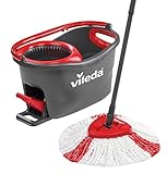 Vileda Turbo Wischmopp Komplett Set , Bodenwischer mit Teleskopstiel,...