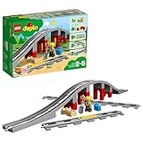 LEGO DUPLO Eisenbahnbrücke und Schienen-Set, Kinderspielzeug mit...