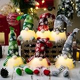 KIMIGO Weihnachten Deko Wichtel 6Set,Schwedischen Weihnachtsmann mit...