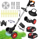 Akku-Rasentrimmer 21V Elektrischer Rasentrimmer - Motorsense akku Mit...