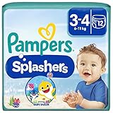 Pampers Splashers Baby Shark Limited Edition 3-4, 12, 6kg-11kg,...