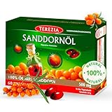 TEREZIA Sanddornöl Kapseln -100% Reines und Natürliches Sanddornöl,...