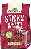Alnatura Sticks 100g, Rote Beete, Meersalz