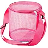 Strandspielzeug Tasche Strandtasche Mesh Beach Bag für Sandspielzeug...