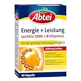 Abtei Energie + Leistung – 2000 mg Lecithin + 7 B-Vitamine - hochdosiert...