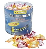 Sadex Traubenzucker Dose einzelverpackte Bonbons mit Vitamin C 650g