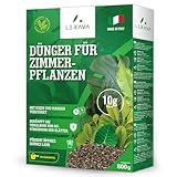 LERAVA® Dünger Zimmerpflanzen - 800g - Grünpflanzendünger mit Eisen und...