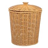 PRETYZOOM Spielzeugkorb und Wäschekorb aus Weidengeflecht mit Deckel...