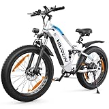 VARUN E Bike, 26 Zoll E-Bike Fatbike mit 4.0 Zoll Reifen, 250W Motor (85Nm)...