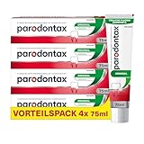 Parodontax Original Zahnpasta, 4x75ml Zahncreme, hilft Zahnfleischbluten zu...