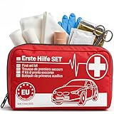 Upgrade4cars Auto Verbandskasten 2026 DIN 13164 Erste Hilfe Set Europaweit...