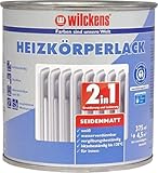 Bindulin Heizkörperlack 2in1 seidenmatt 375ml weiss inkl. Pinsel von...