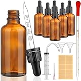 modacraft 6Stk 50ml Pipettenflasche mit Hilfszubehör, Flasche mit Pipette...