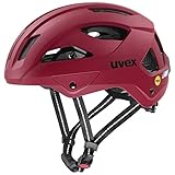 uvex City Stride Helm, Rubinrot