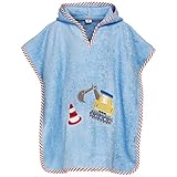 Playshoes Unisex Kinder Bademantel Handtuch Kinder Frottee-poncho Bagger S...