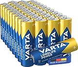 VARTA Batterien AA, 40 Stück, Longlife Power, Alkaline, 1,5V, für...