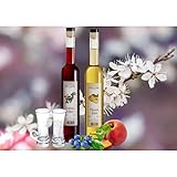 HÖLLBERG Premium Likör Geschenkset, Schlehen & Pfirsich Likör 30% Vol.,...