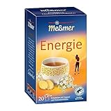 Meßmer ENERGIE I Ingwer-Holunderblüte I 20 Teebeutel I Vegan I Glutenfrei...