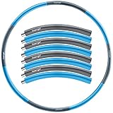baenger Hula Hoop Reifen Erwachsene Edelstahlkern [EXTRA STABIL] 8 Segmente...