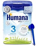 Humana 3 Folgemilch Vorteilspack - 750g mit 5 HMO, Natürliche...