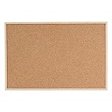Dahle Pinnwand aus Kork (Holzrahmen, Korkplatte 7 mm stark, inkl. 6...