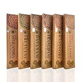 Aromasenses | Goloka Bio Räucherstäbchen Set | 6 Schachteln mit...